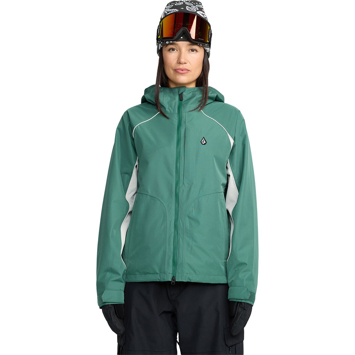 Volcom Volcom Women's Stone Smokeshow 20K Jacket in Spruce Green - Size: XL - $175.47 at Steep and Cheap