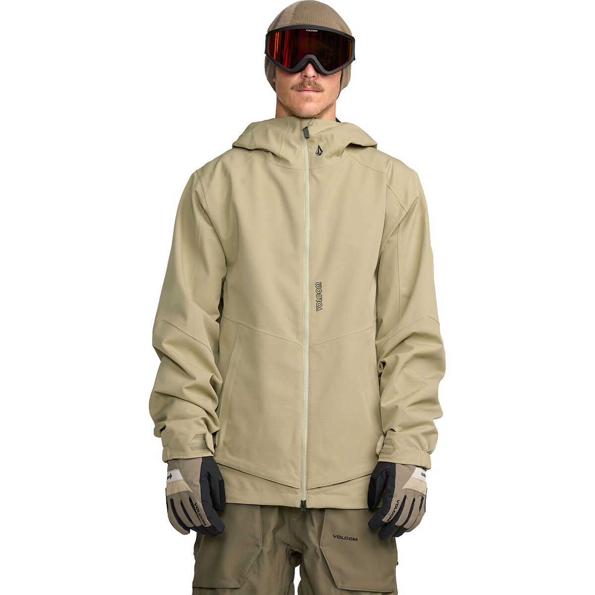 Volcom Volcom Men's Brighton Full-Zip Jacket in Moss Green - Size: XXL - $151.25 at Steep and Cheap