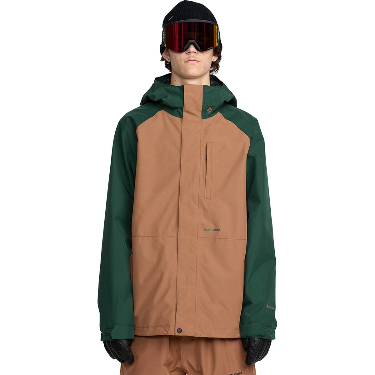 Volcom Volcom Men's Dua Insulated GORE-TEX Jacket in Terra Brown - Size: XXL - $167.48 at Steep and Cheap