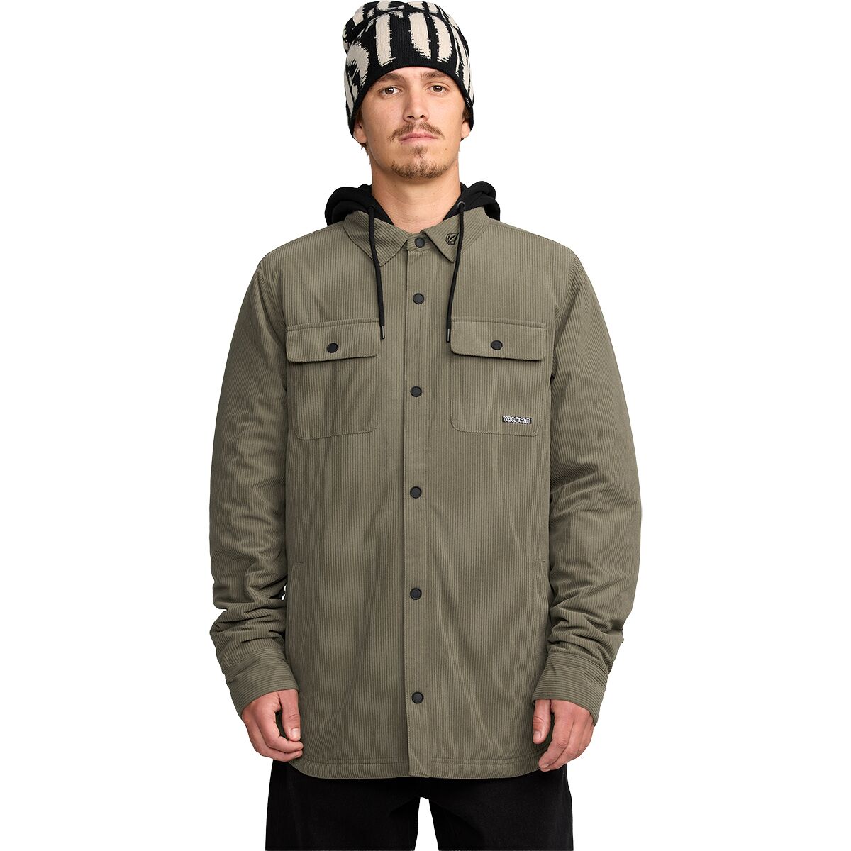 Volcom Volcom Men's Kenson Ins Flannel in Military - Size: Large - $67.50 at Steep and Cheap