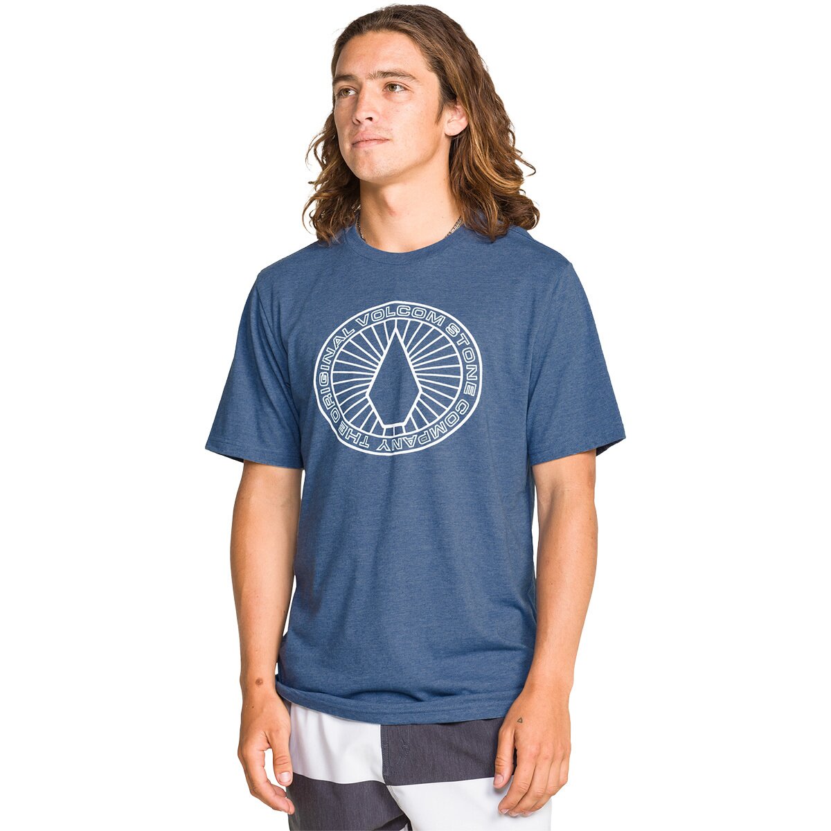 Volcom Men's Medalist T-Shirt in Blueberry - Size: Medium