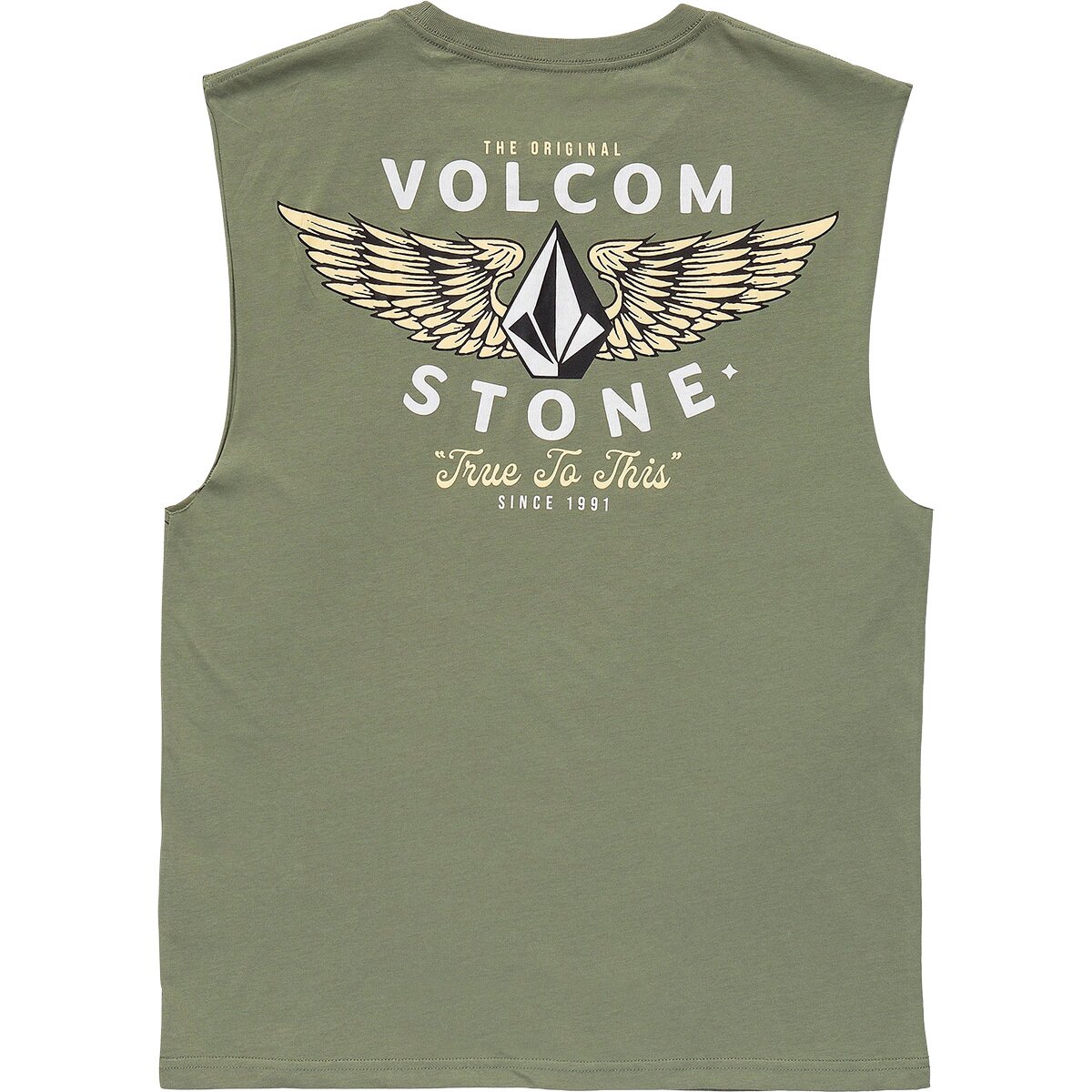 Volcom Volcom Men's Hi Flyer Sleeveless Top in Brolive - Size: Small - $19.17 at SteepandCheap.com