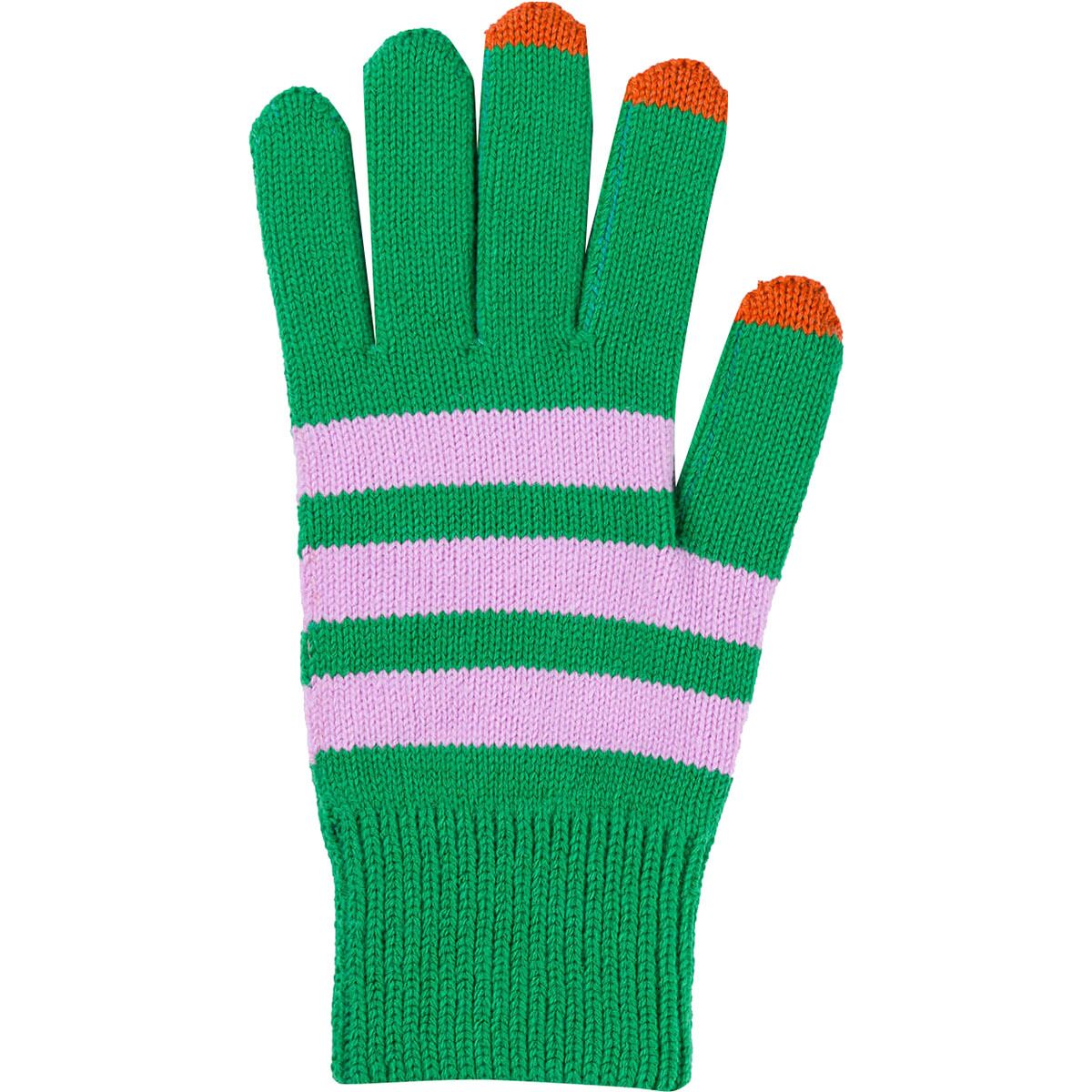 Verloop Verloop Striped Touchscreen Glove in Kelly Lilac - $17.50 at Steep and Cheap
