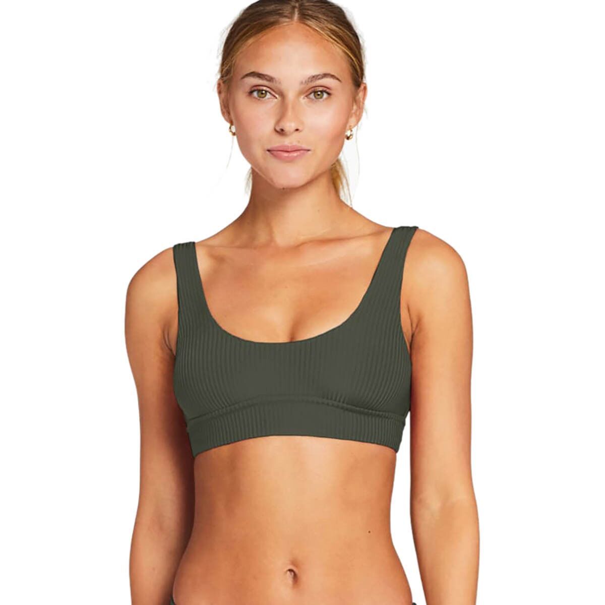 Vitamin A Women's Sienna Tank Bikini Top in Black EcoRib - Size: XS