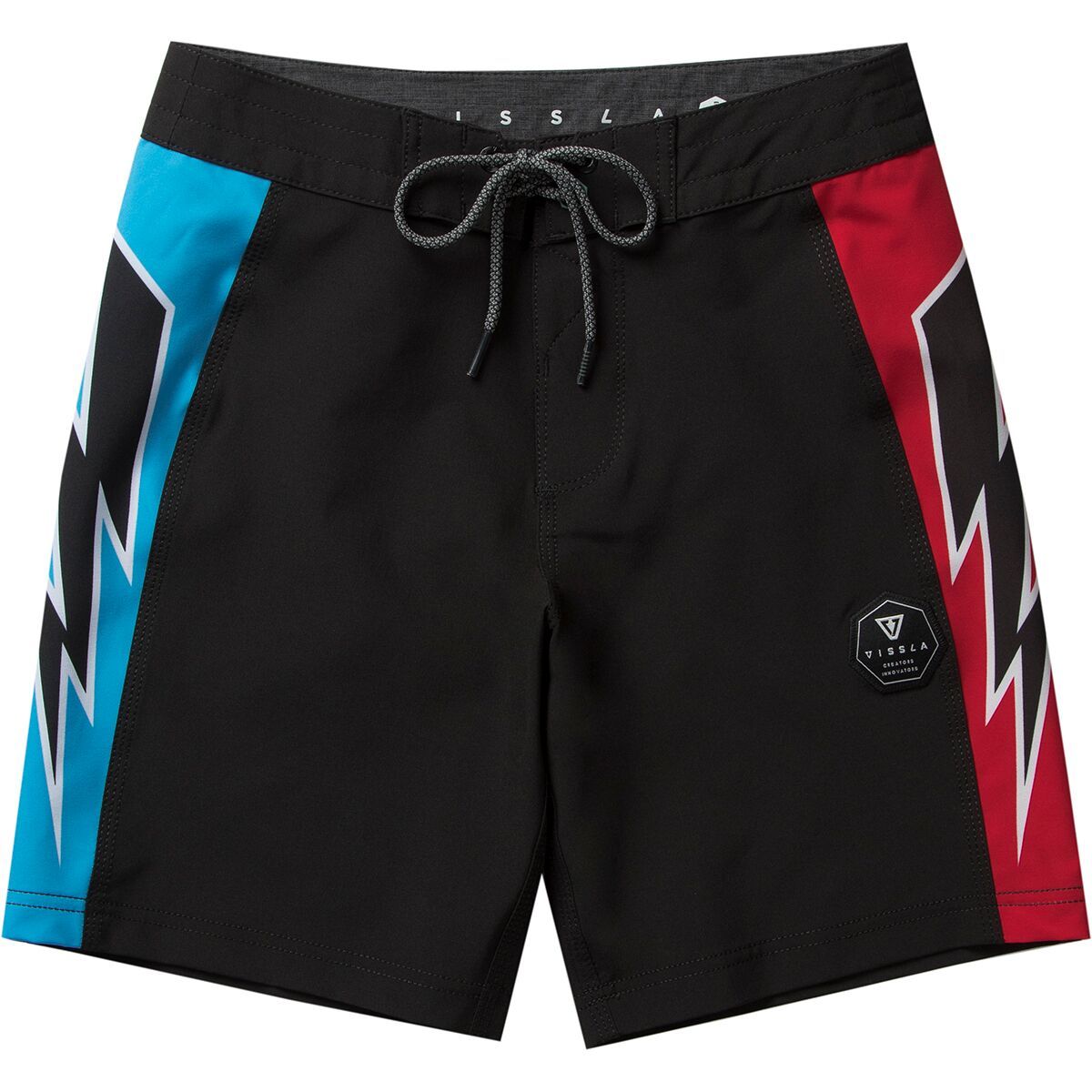 Vissla Boy's Trimline Bolt 17in Boardshort in Phantom - Size: 27