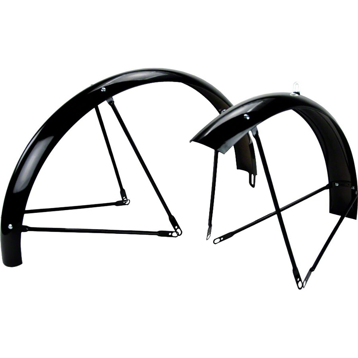 Wald Balloon 962-26in Black Fenders - Size: 26in