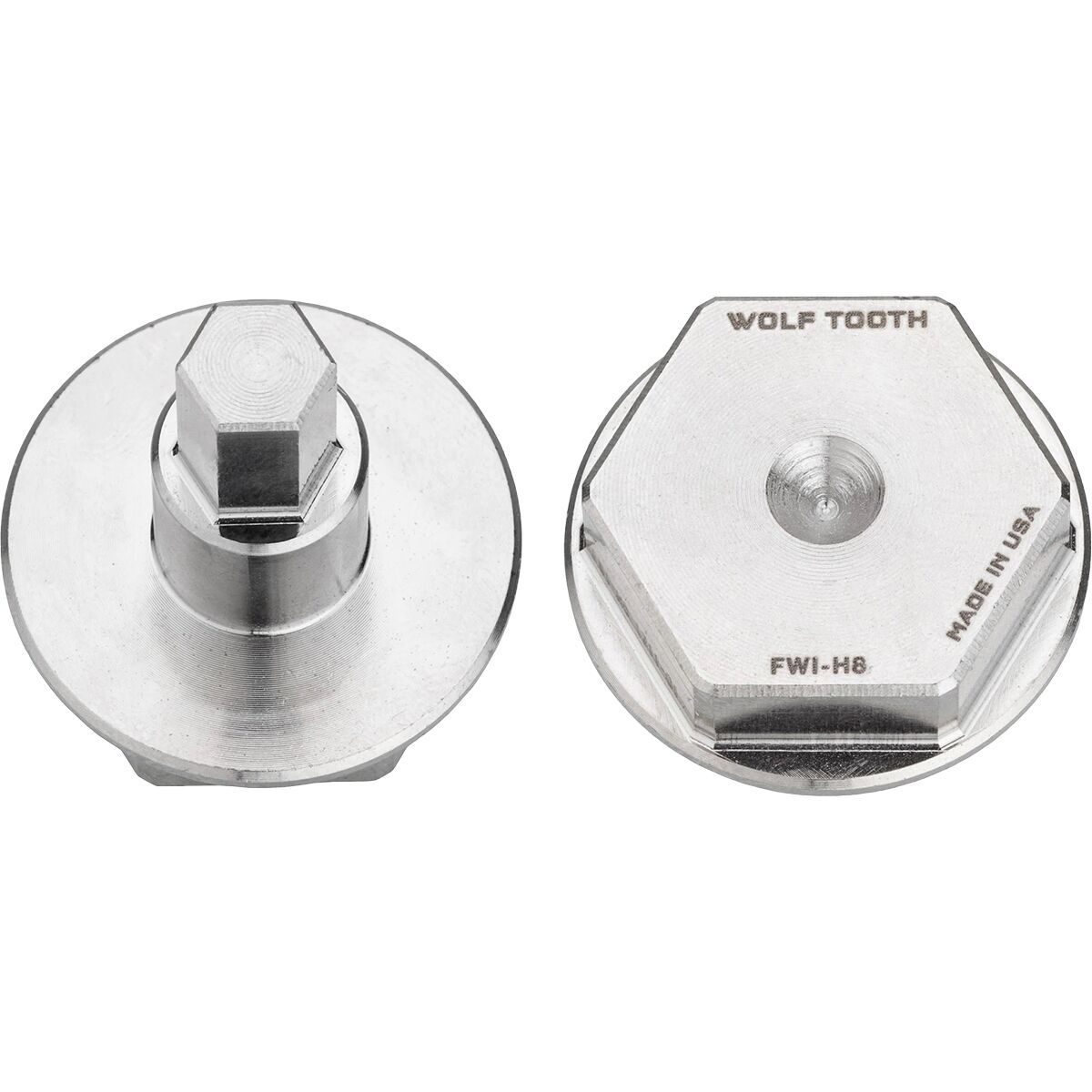 Wolf Tooth Components Pack Wrench Steel Hex Inserts in Silver - Size: Cinch/Shimano/Spline Wrench Insert
