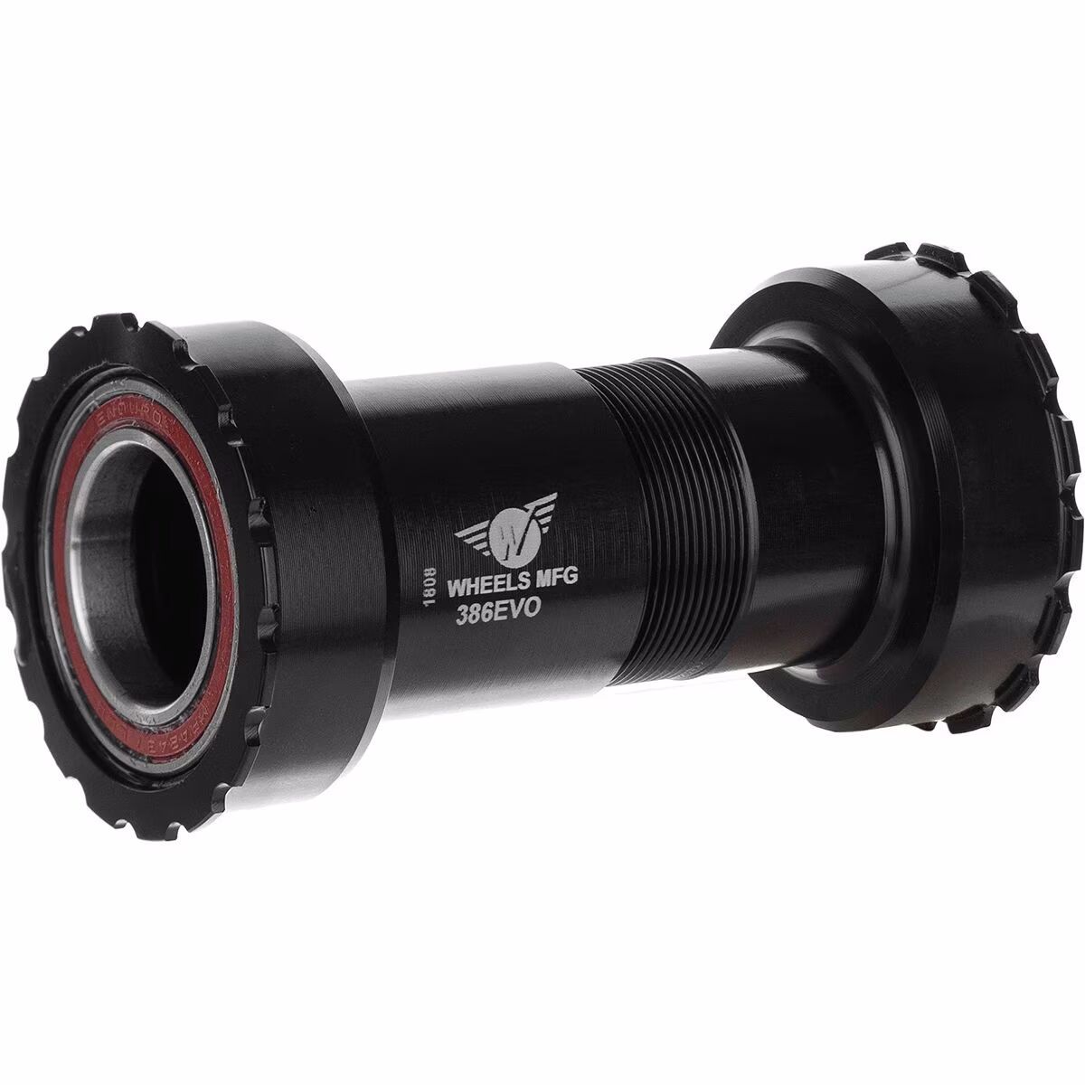 Wheels Mfg 386 EVO Thread Together Bottom Bracket - Angular Contact in Black - Size: GXP