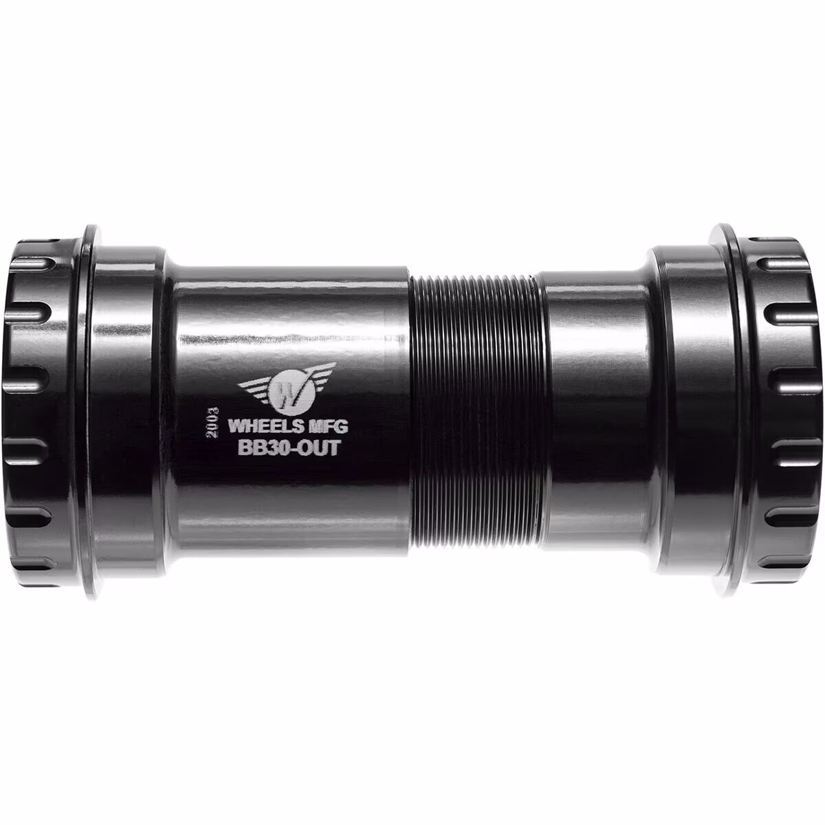 Wheels Mfg BB30 Thread Together Bottom Bracket - ABEC-3 in Black - Size: 24mm/Shimano