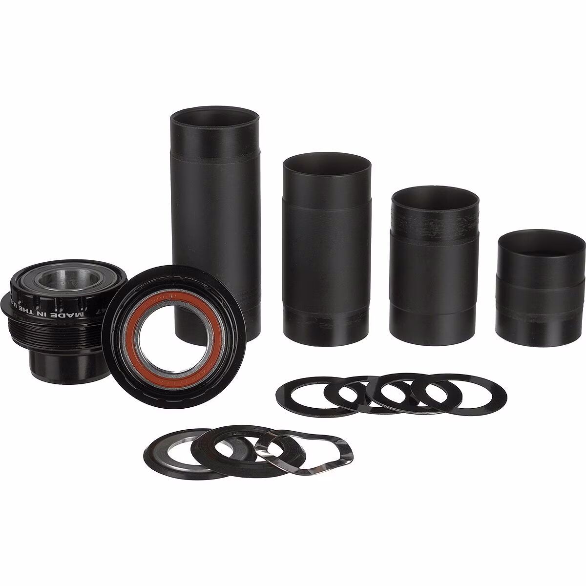 Wheels Mfg T47 Outboard Bottom Bracket - Angular Contact in Black - Size: 30mm
