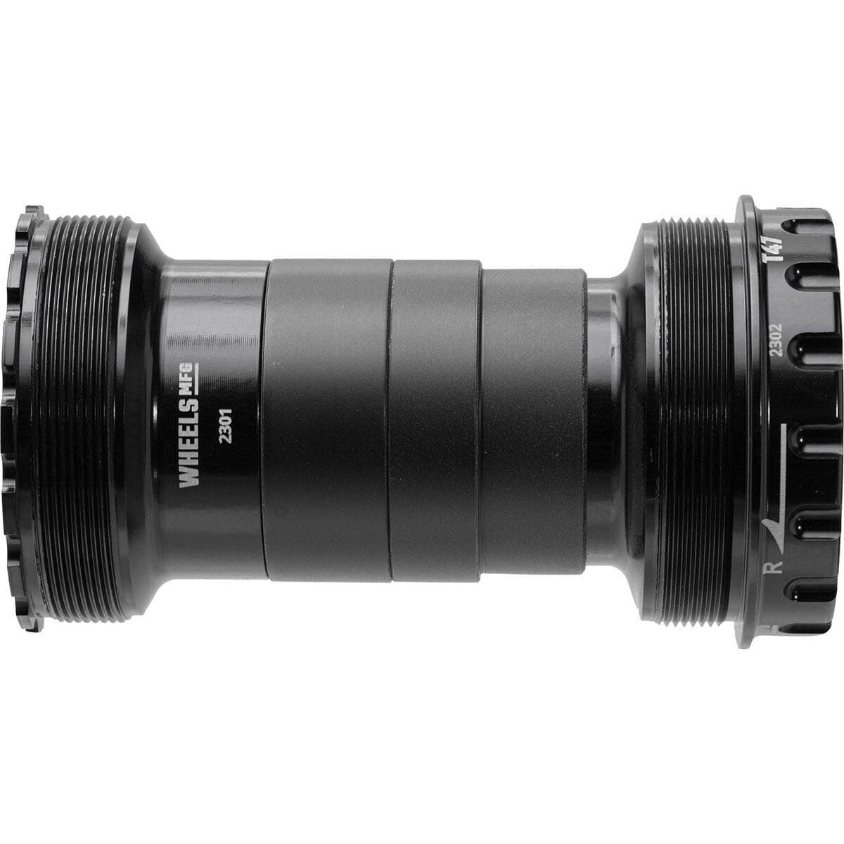 Wheels Mfg T47A Bottom Bracket - ABEC-3 in Black - Size: 24mm/Shimano