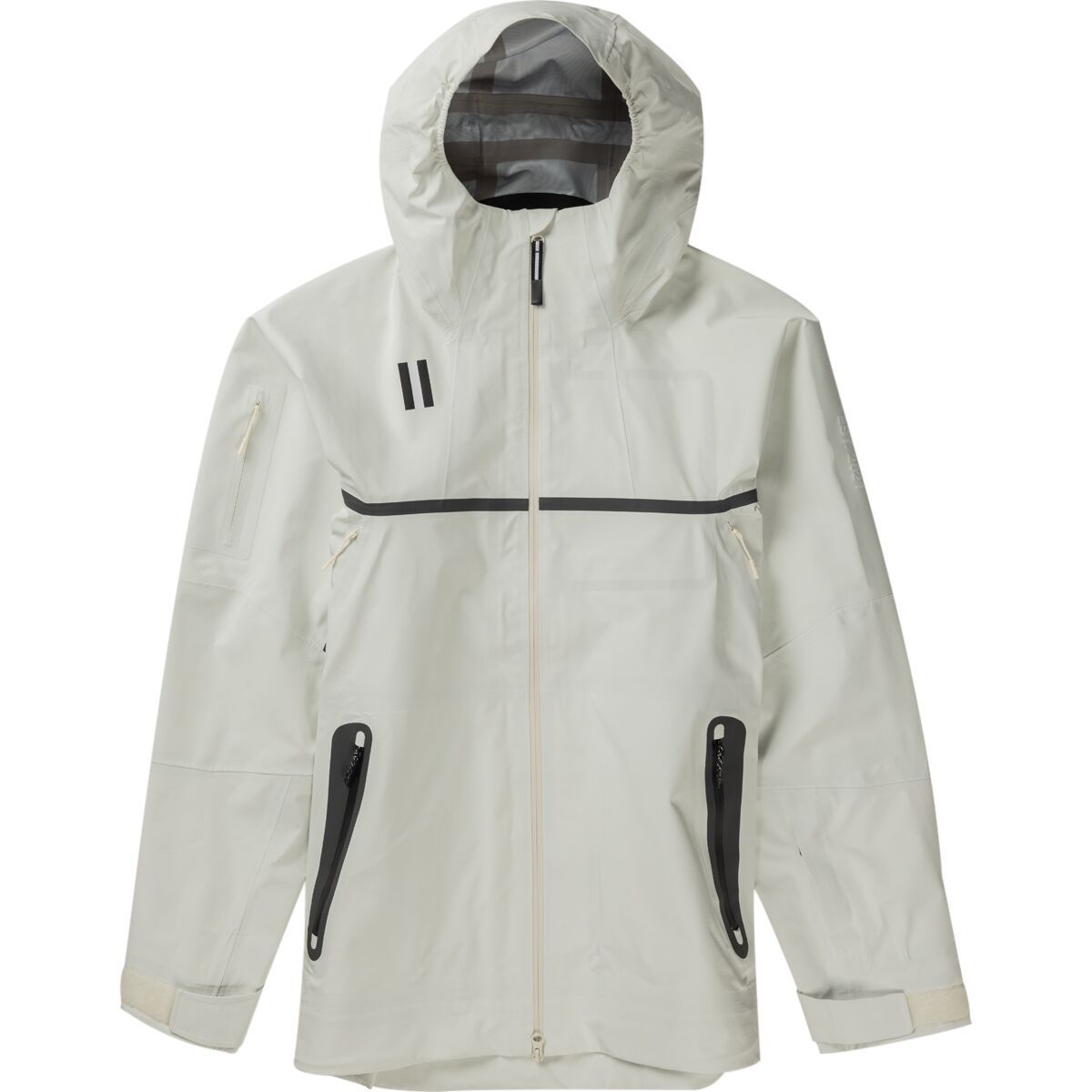 WHITESPACE Men's 3L Performance 3-In-1 Jacket in M White / Black - Size: Medium
