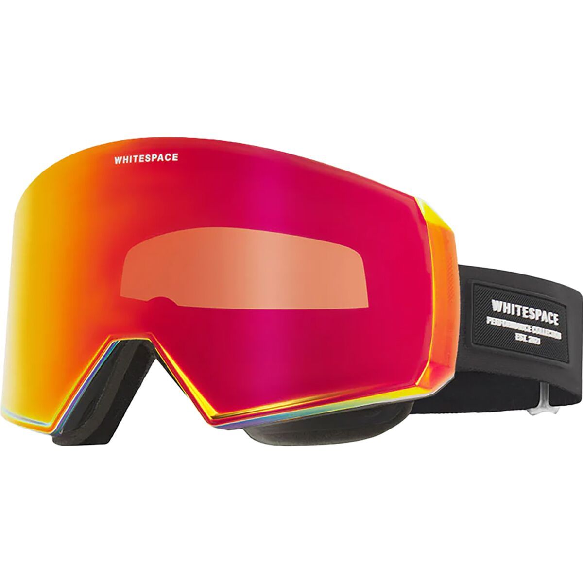 WHITESPACE SWPro Mag Shield Goggles in Midnight / Midnight Black / Amber