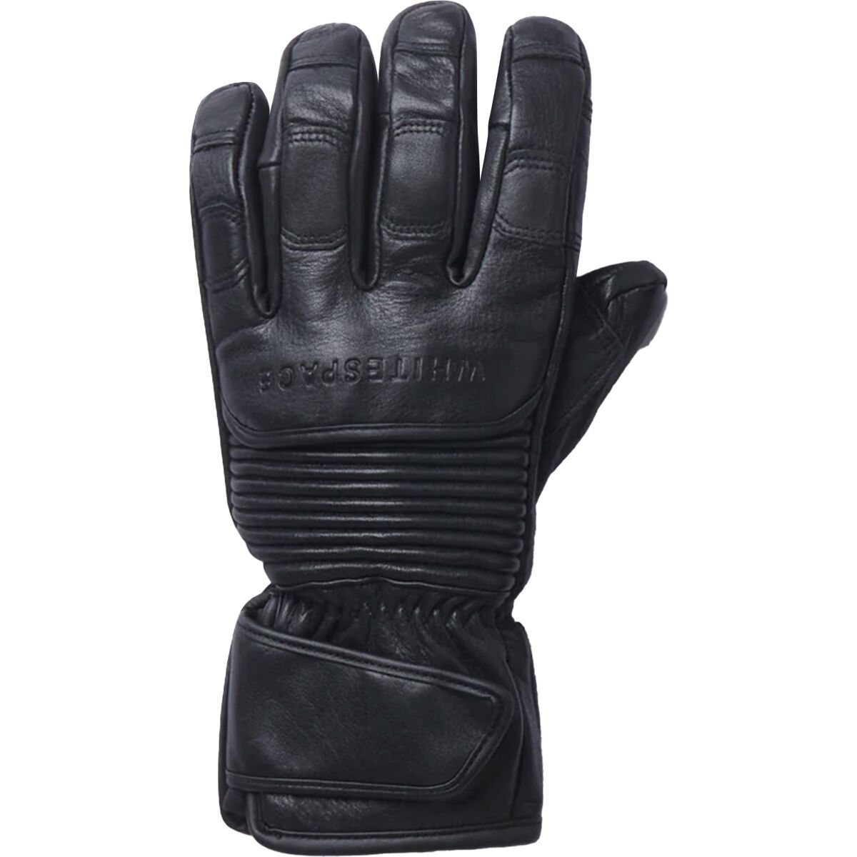 WHITESPACE Leather Glove in Black - Size: L/XL