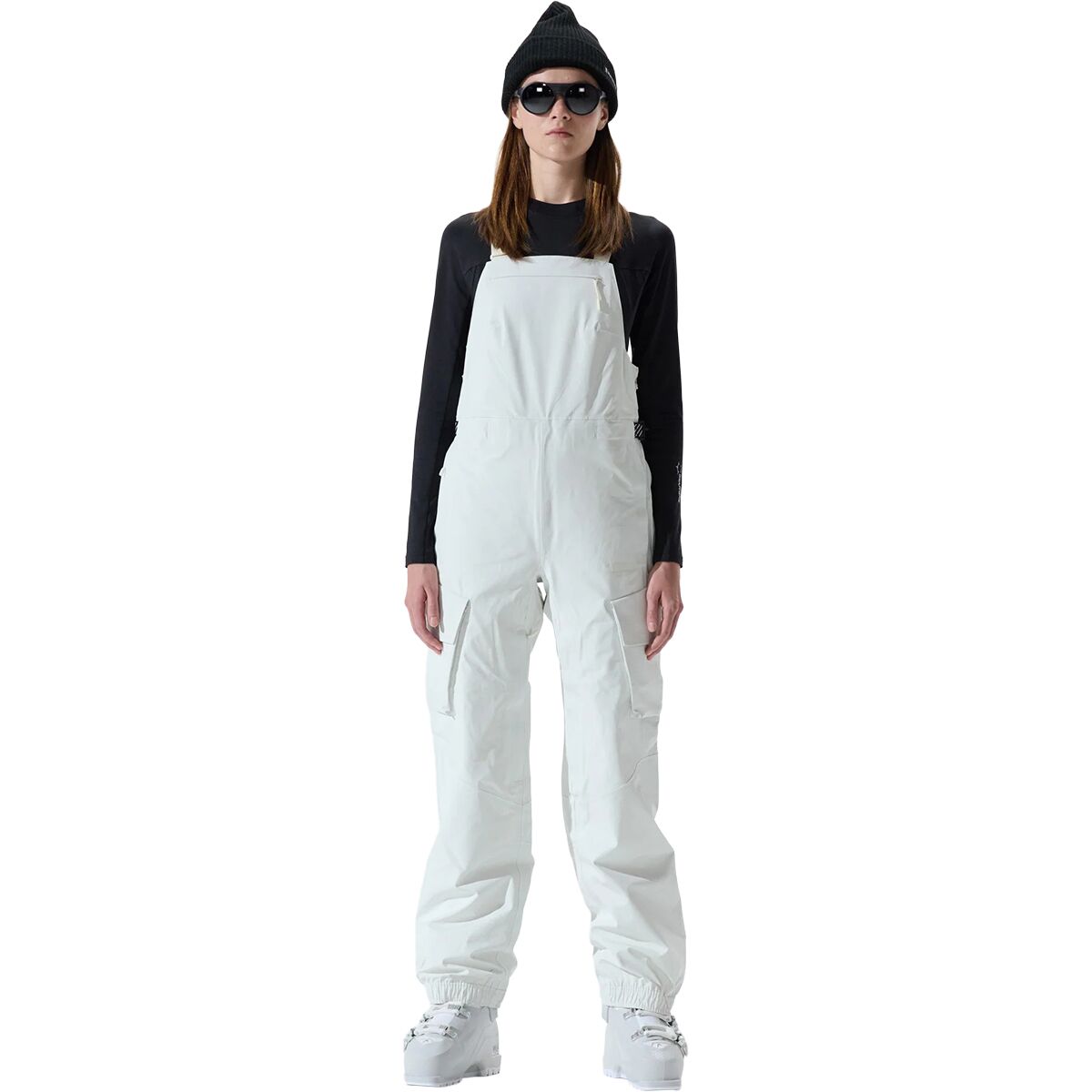 WHITESPACE WHITESPACE Women's Performance Riding Bib Pant in Warm White - Size: Medium - $227.40 at Steep and Cheap