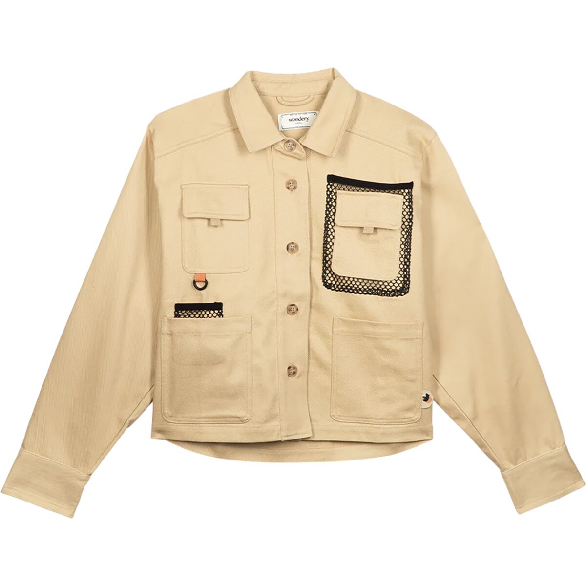 Wondery Wondery Women's Ryan Cargo Shirt Jacket in Sand - Size: Small - $57.57 at Steep and Cheap