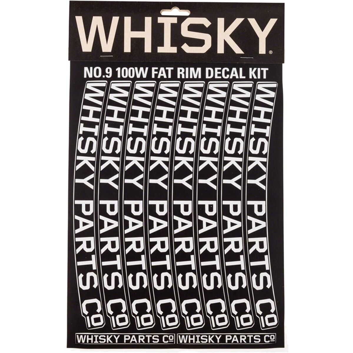 Whisky Parts Co. 100W Rim Decal Kit - 2-Pack in Light Gray