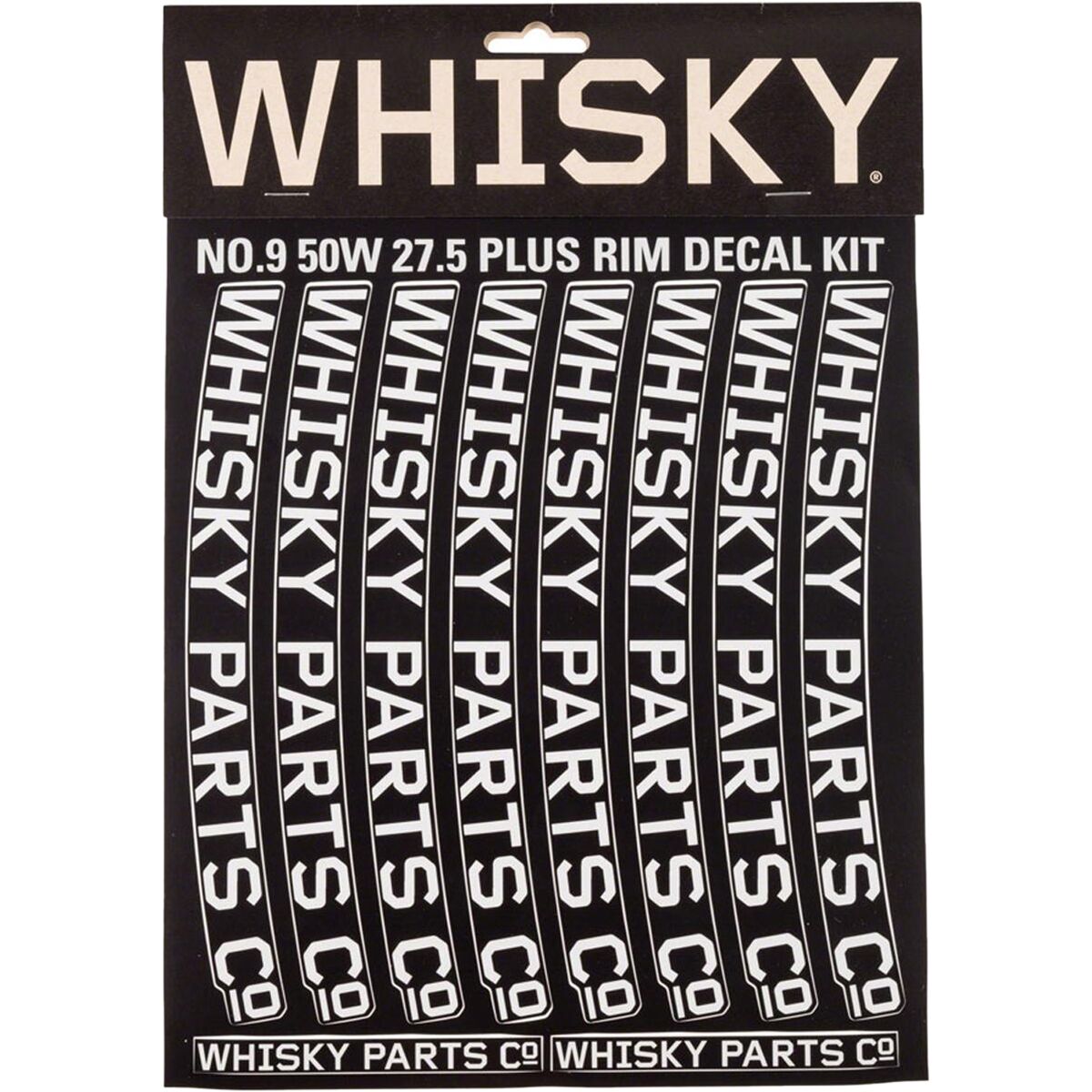 Whisky Parts Co. 50W Rim Decal Kit - 2-Pack in Light Gray