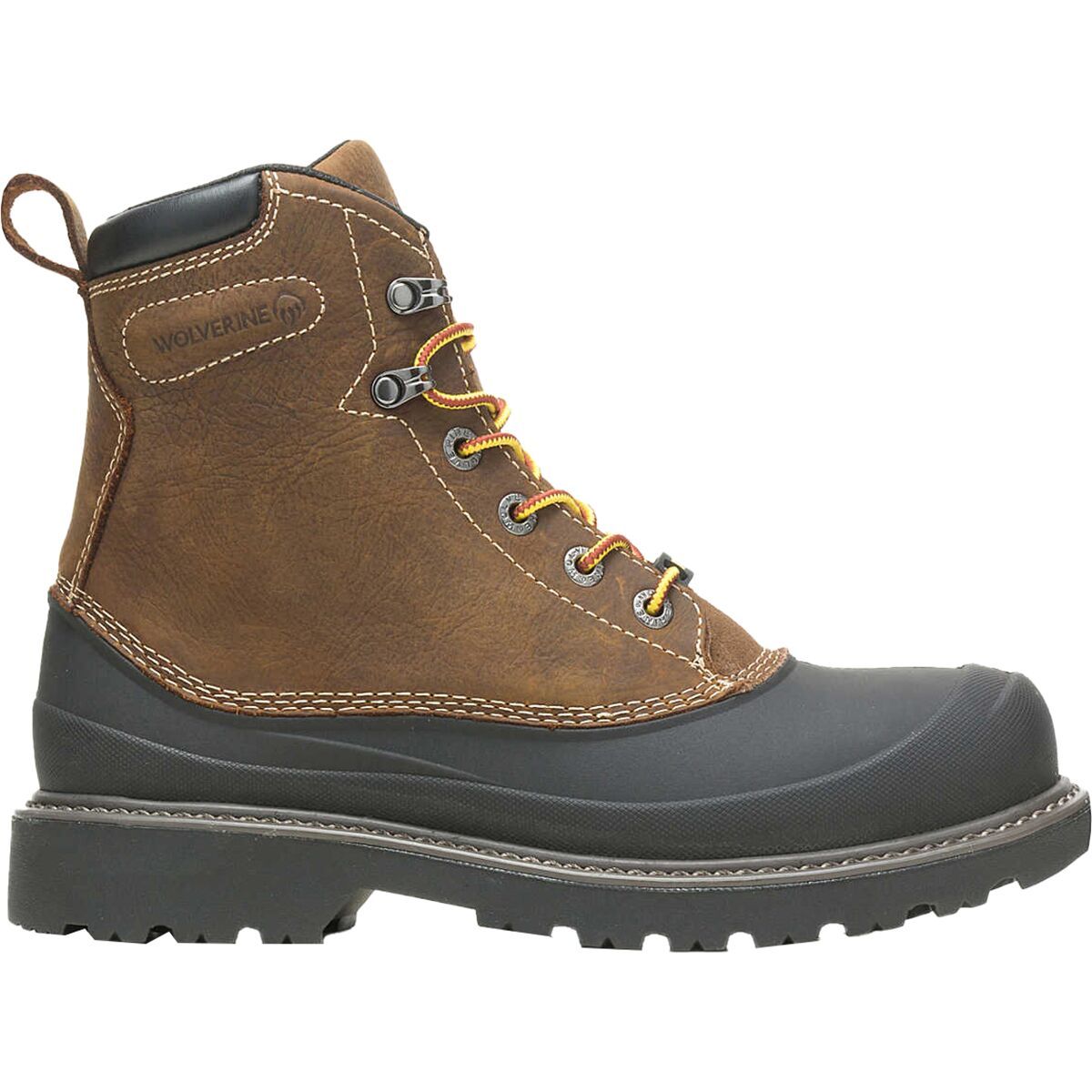 Wolverine Men's Floorhand Swamp 6in Steel-Toe Boot in Dark Brown - Size: 13