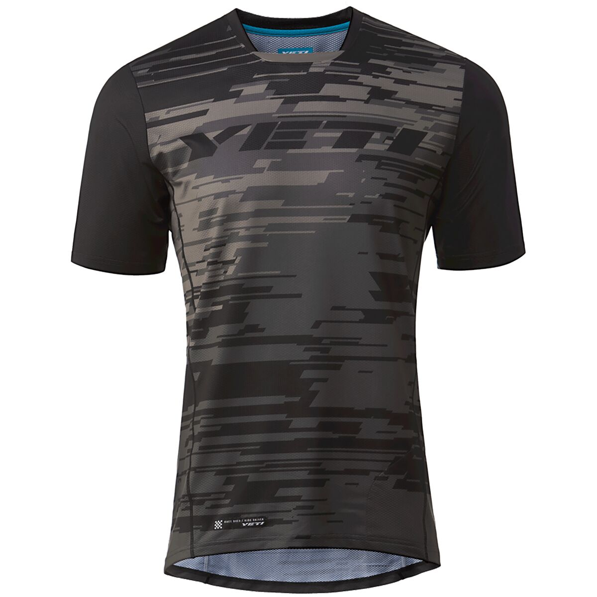 Yeti Cycles Yeti Cycles Men's Enduro Short-Sleeve Jersey in Black Splatter - Size: Large - $32.00 at Steep and Cheap