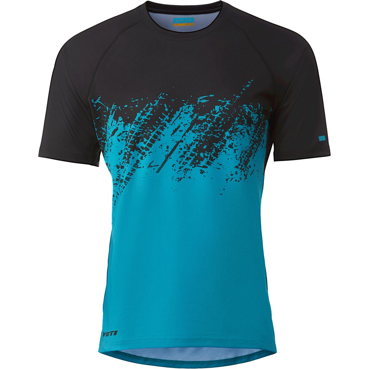 Yeti Cycles Yeti Cycles Men's Longhorn Short-Sleeve Jersey in Turq Fade - Size: Small - $28.00 at Steep and Cheap