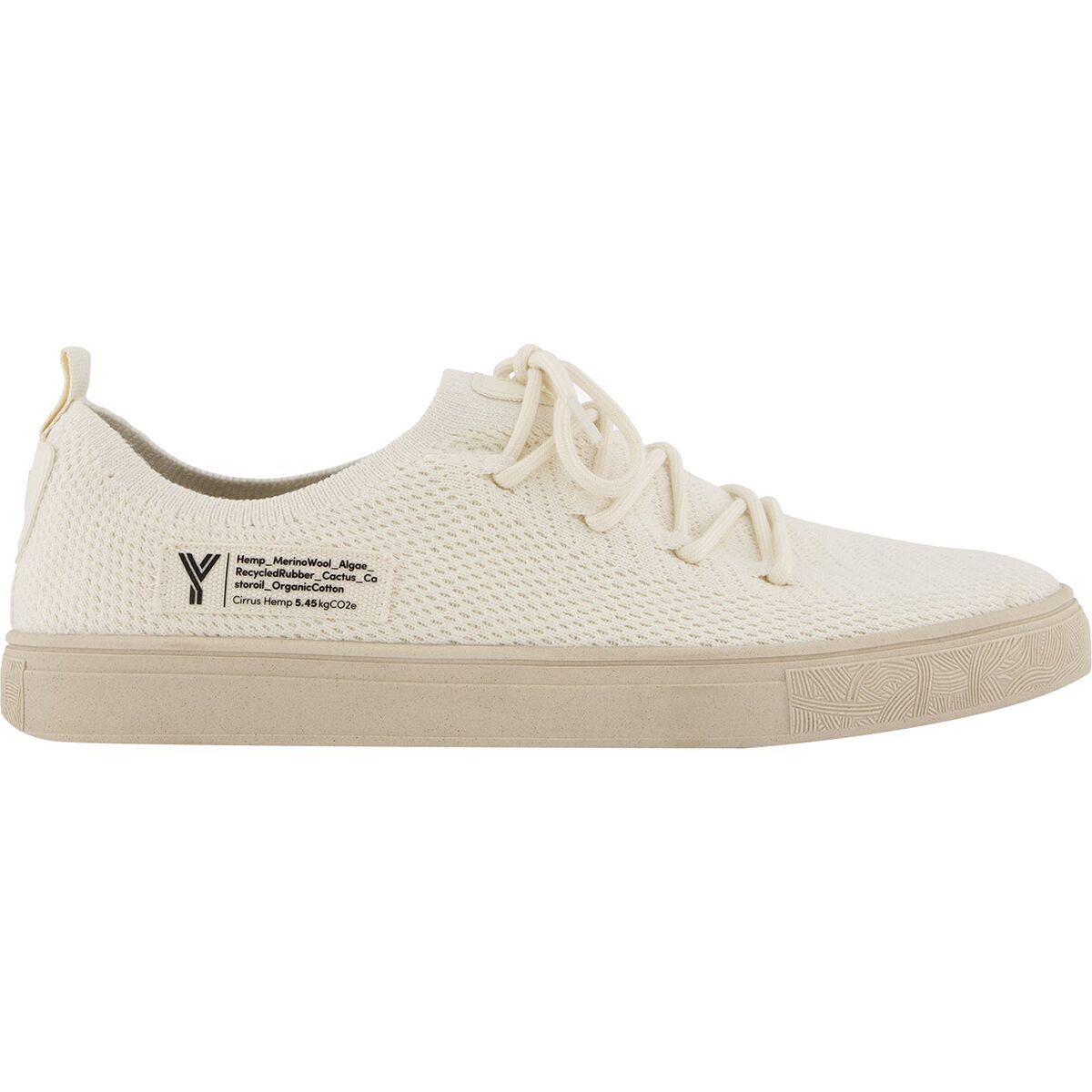 YY Nation Women's Cirrus Hemp Shoe in Off White / Natural - Size: 8.5