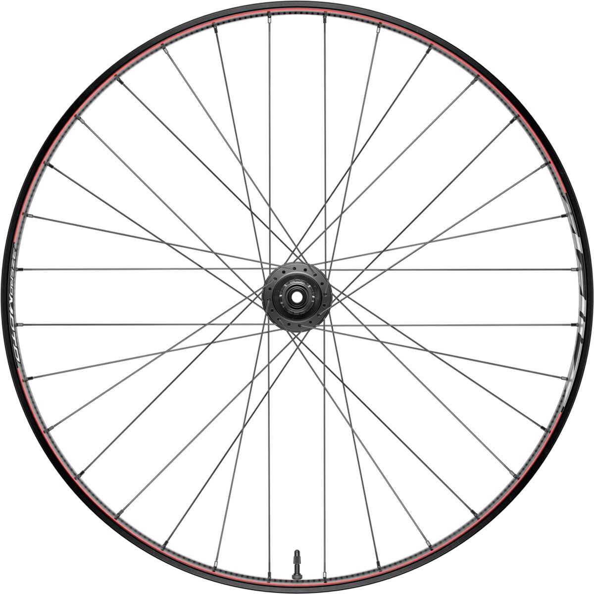 Zipp 3ZERO MOTO 29in Carbon Boost Wheel in Silver Logo, Front - Size: 15x110mm