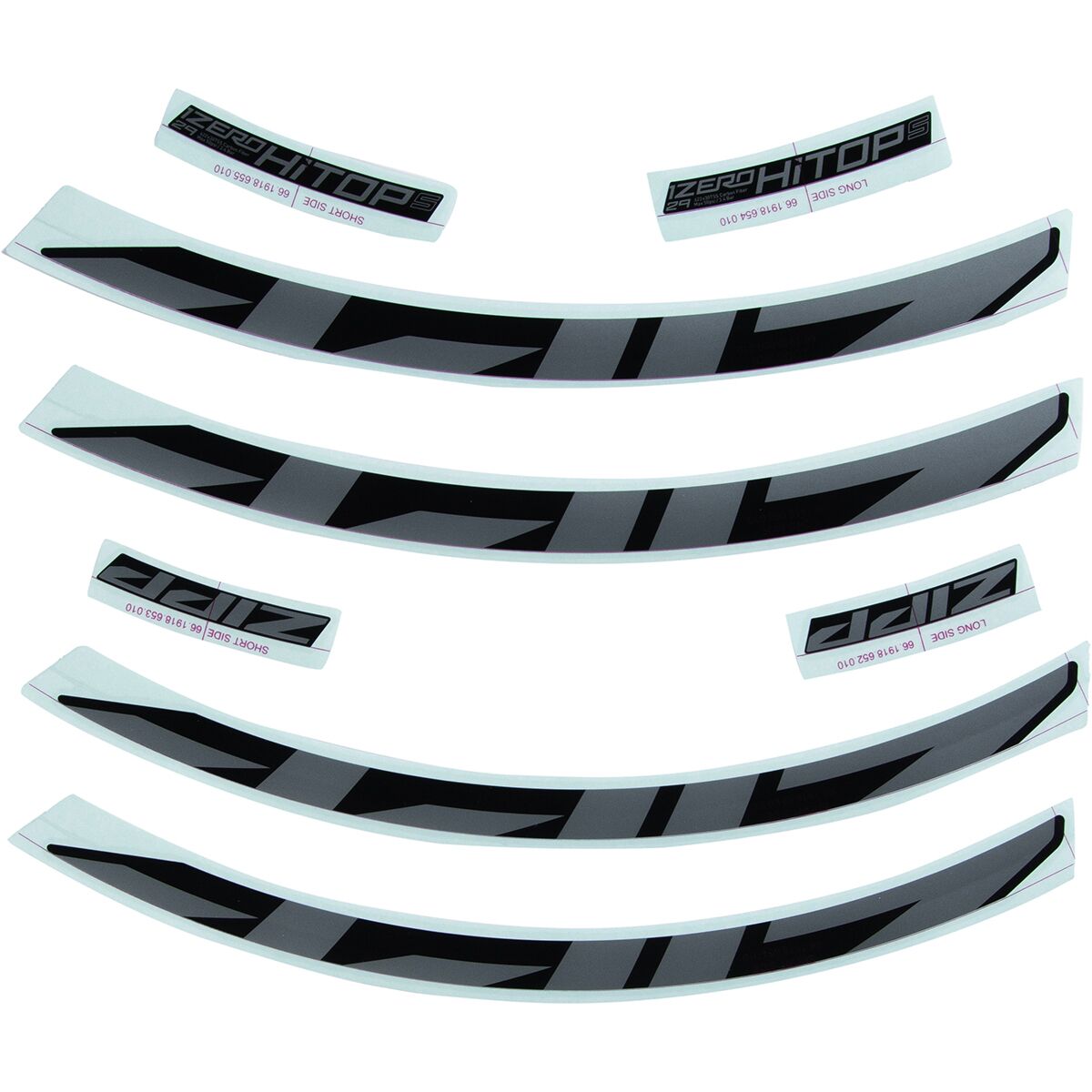 Zipp 1ZERO HITOP Decal in Silver - Size: Single Rim