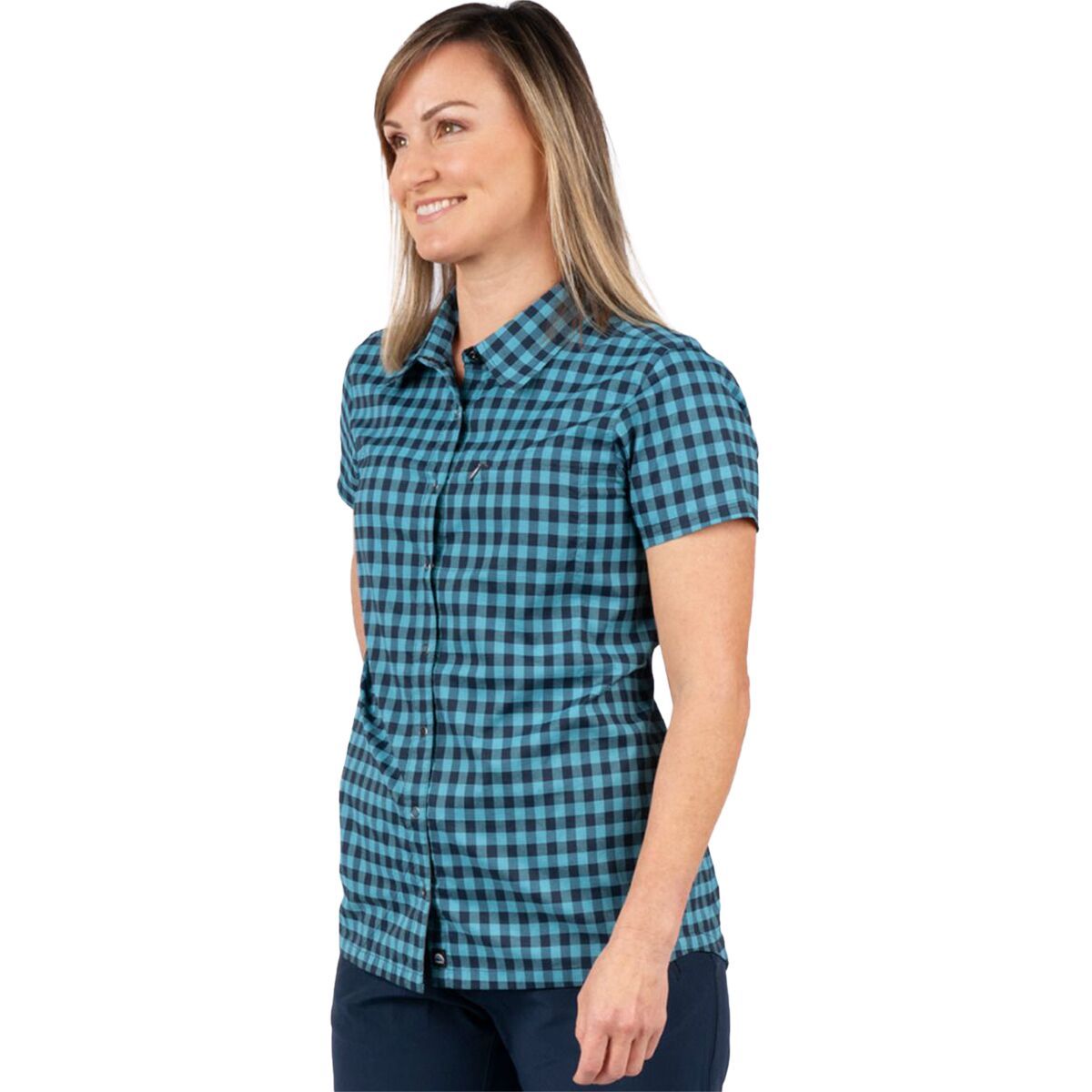 ZOIC Women's Teagan Jersey in Teal / Night - Size: Small