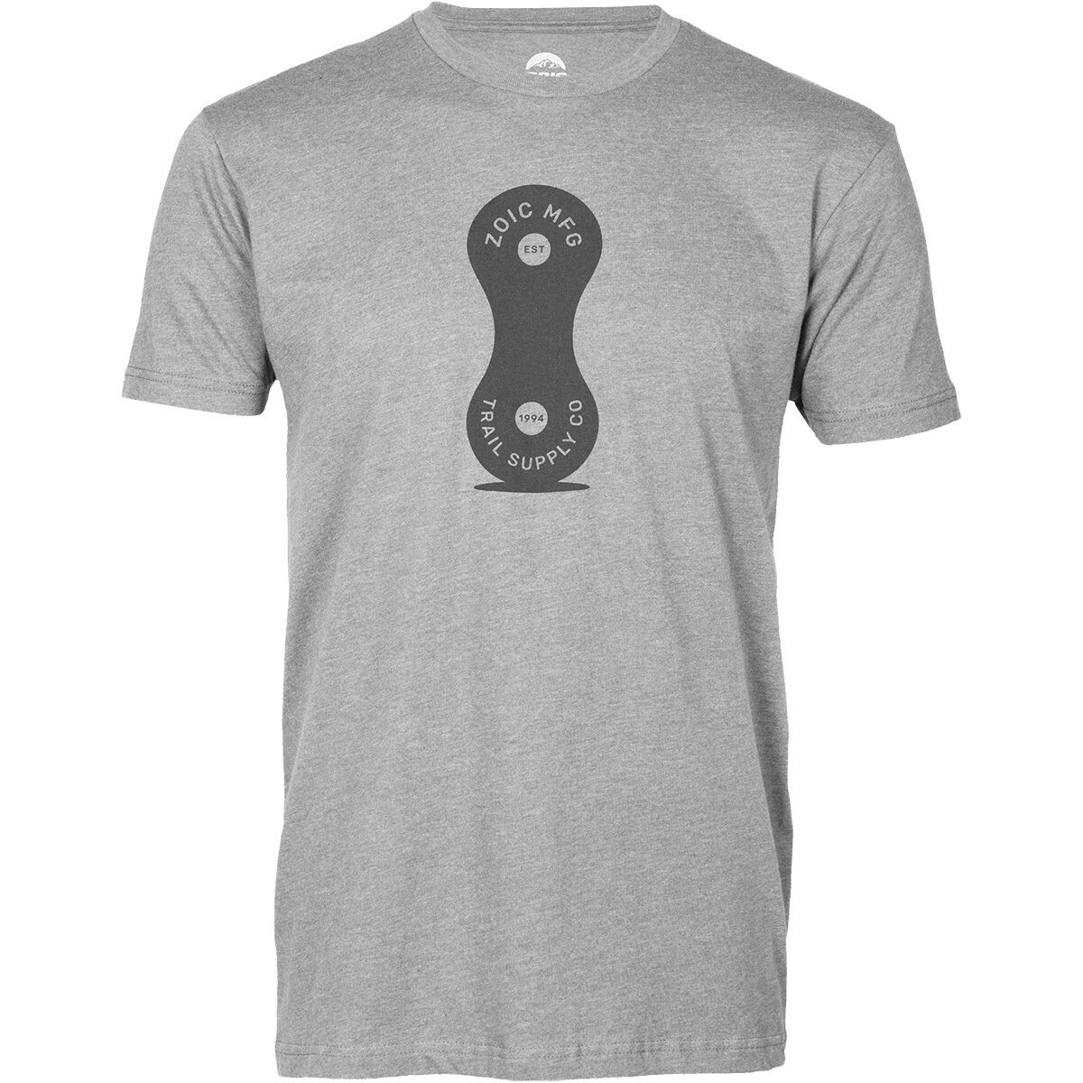 ZOIC Men's Trail Supply T-Shirt in Grey - Size: Small