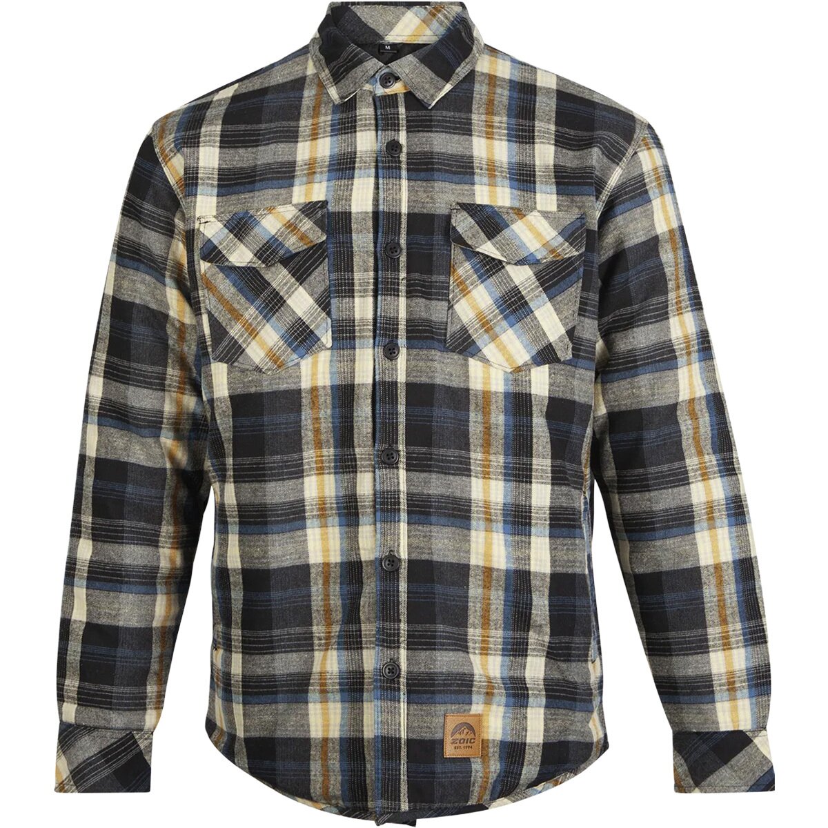 ZOIC ZOIC Men's Campfire Quilted Jacket in Khaki Plaid - Size: Small - $52.46 at Steep and Cheap