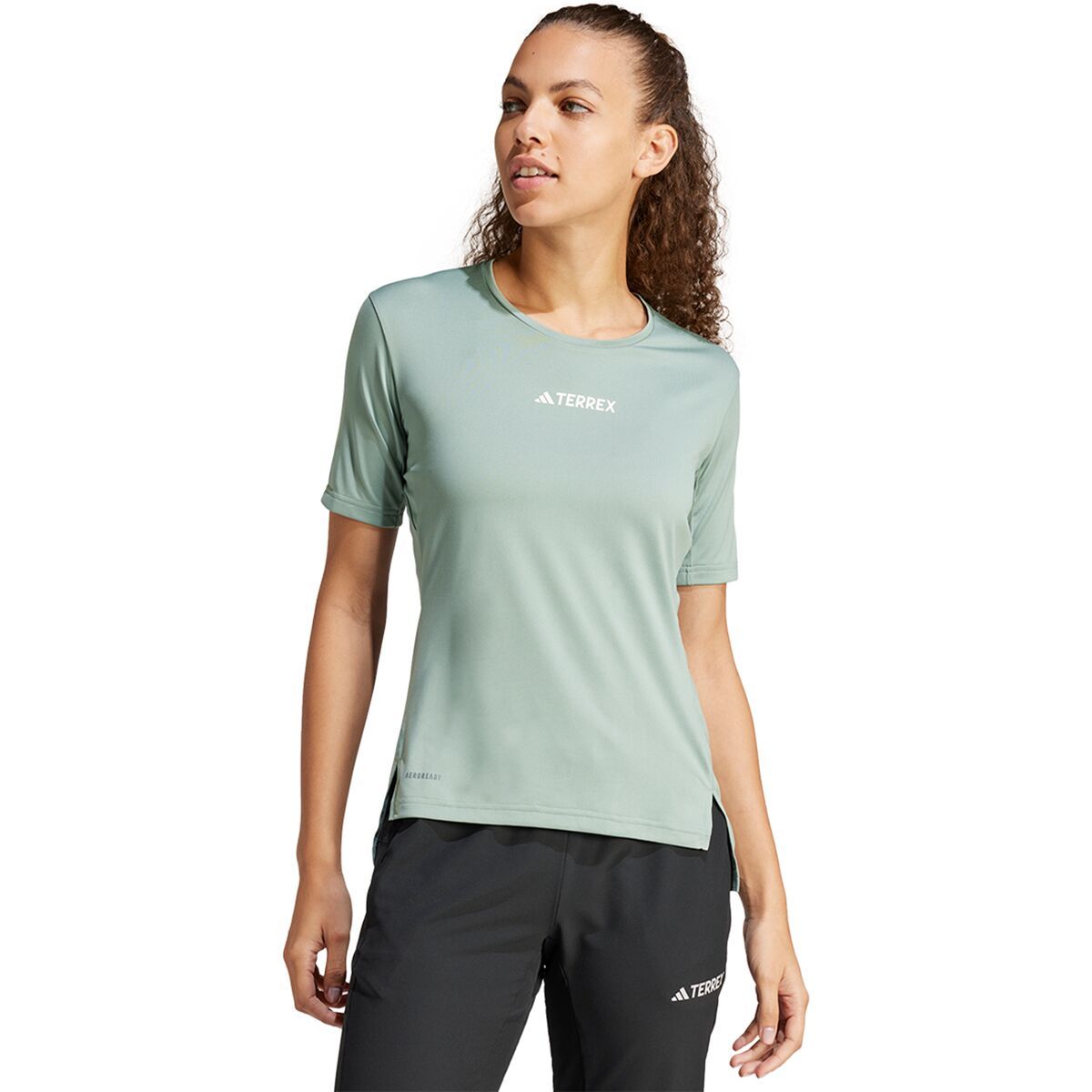 green adidas shirt womens