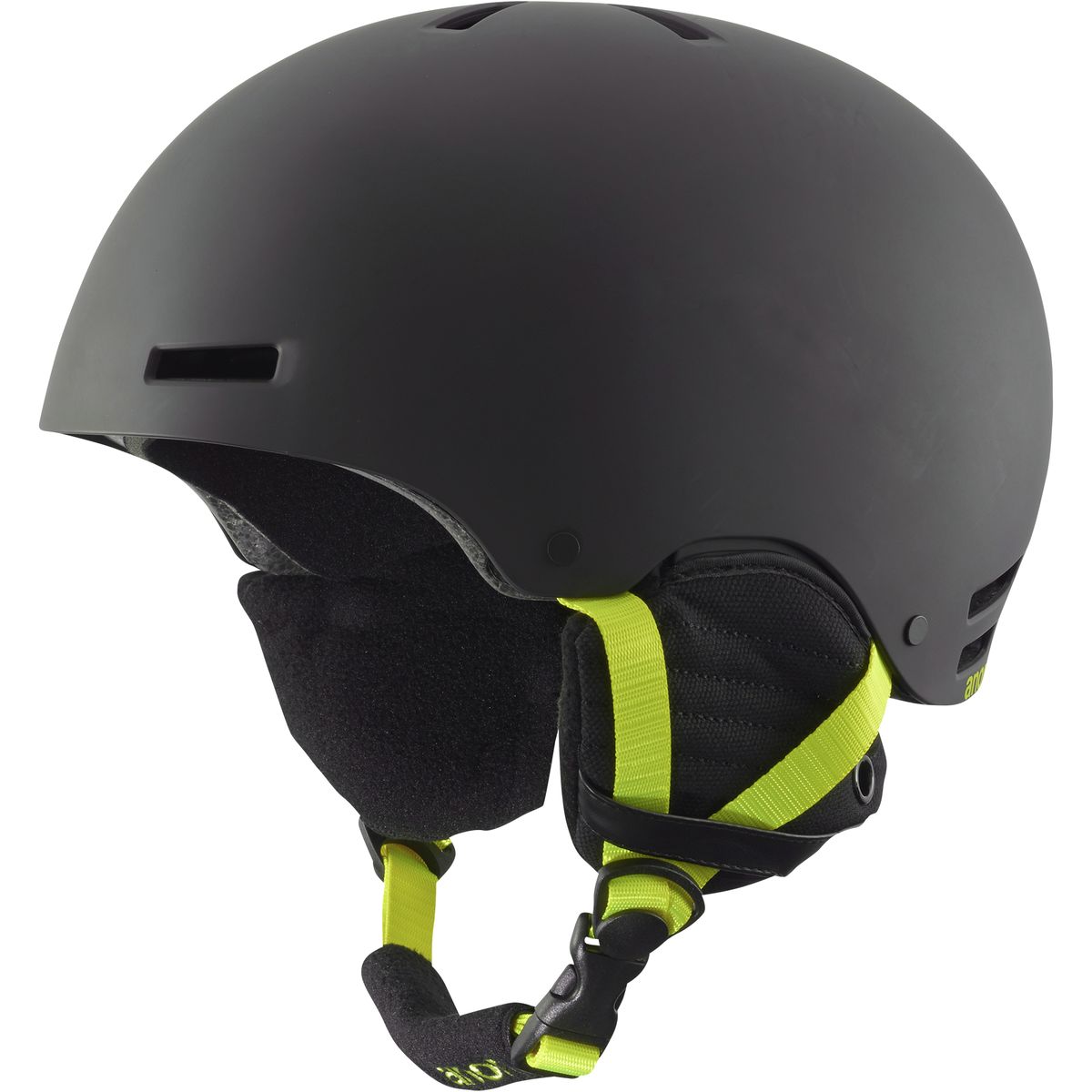 anon raider black snowboard and skateboard helmet Anon Raider 3 Round Fit Helmet 2026