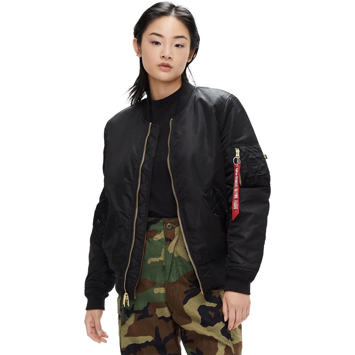 ALPHA INDUSTRIES スカジャン　レディース ALPHA INDUSTRIES スカジャン レディース