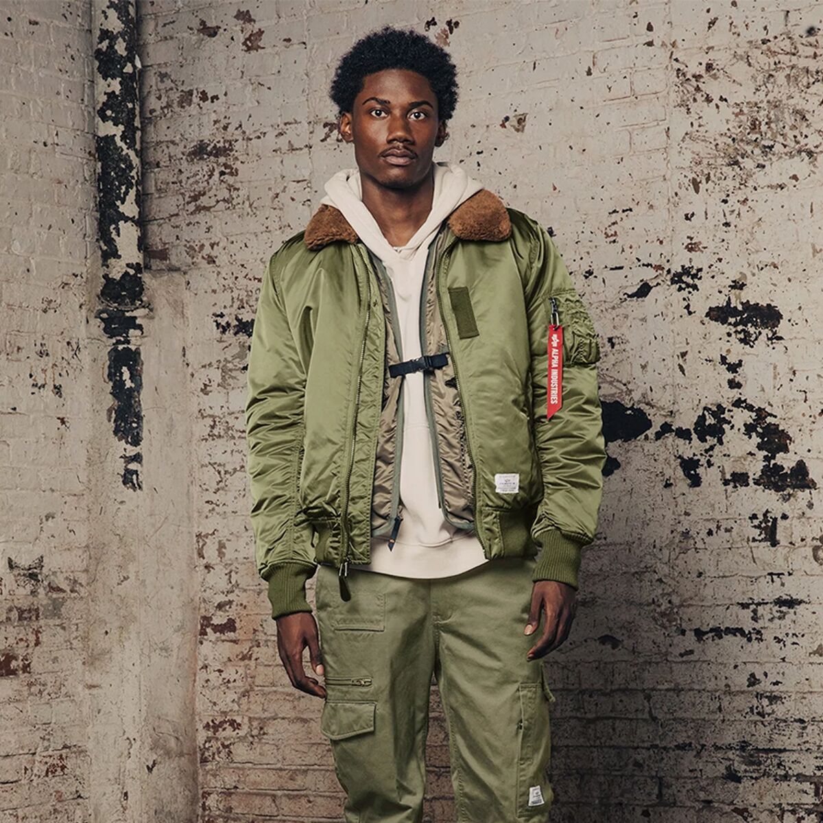 Alpha Industries B-15 Mod Flight Jacket - Men's - Men