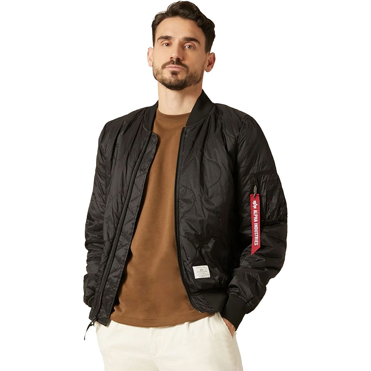 【3月いっぱいで消します】ALPHA INDUSTRIES L2bネイビー　L Alpha Industries | L-2B RIP AND REPAIR BOMBER JACKET | Oute…
