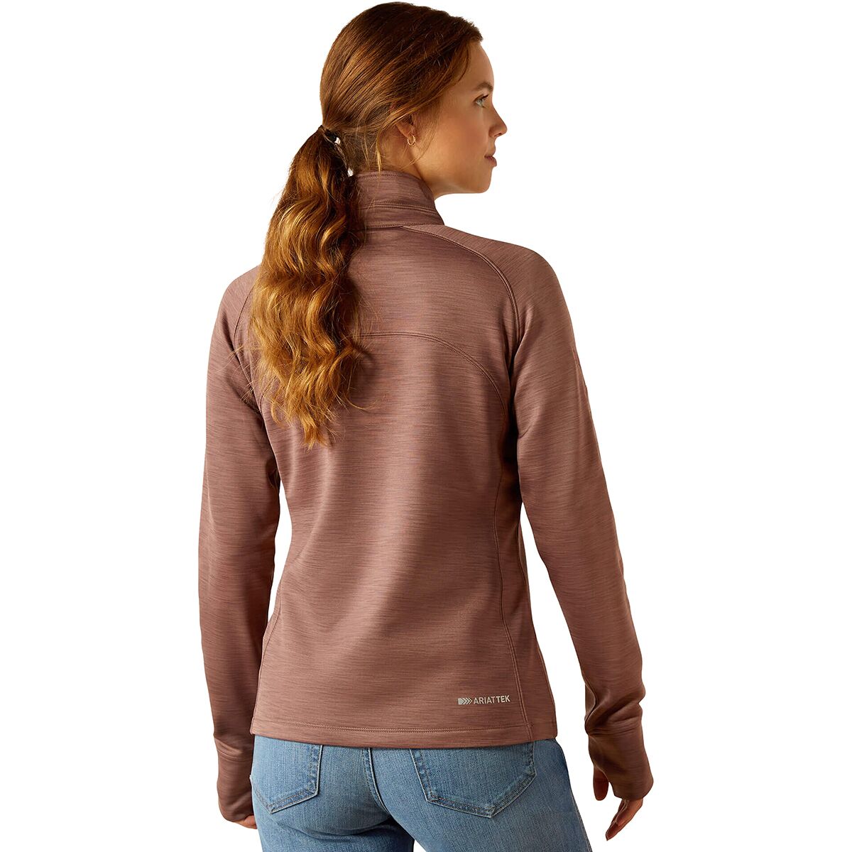 Ariat Kids Tek Team 1/2 Zip Sweatshirt – Ebony – Annaghmore Saddlery