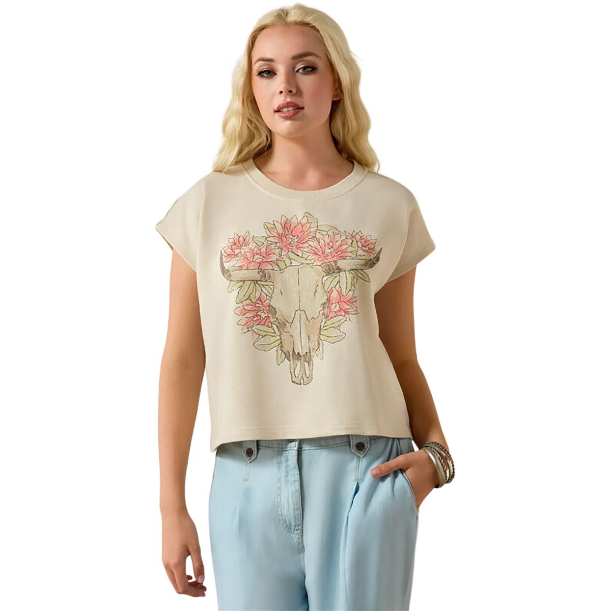 Ariat Women's Vintage Pullover in Summer Sand - Size: Medium