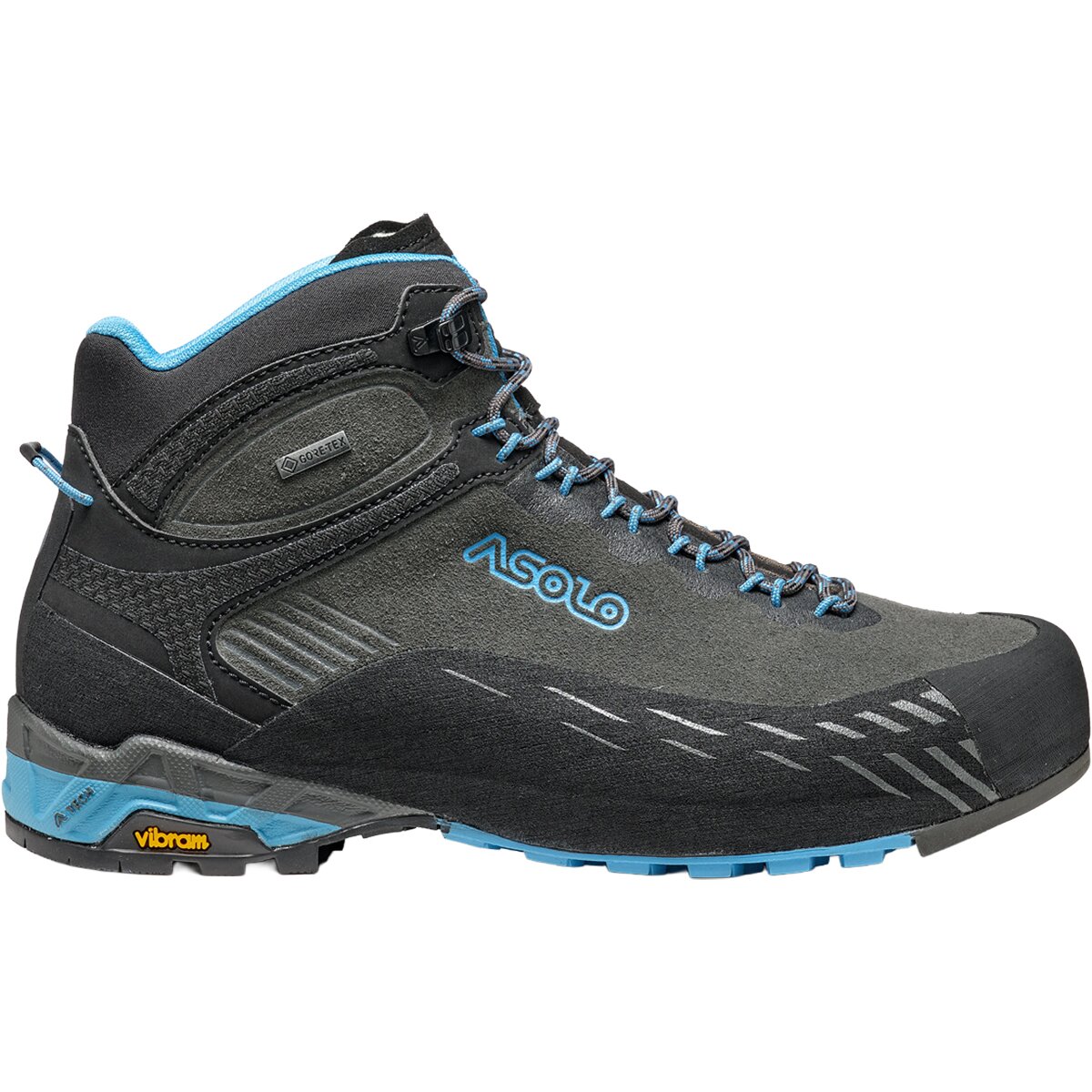 Asolo Women's Eldo Mid LTH GV Hiking Boot in Graphite / Blue Moon - Size: 8.5