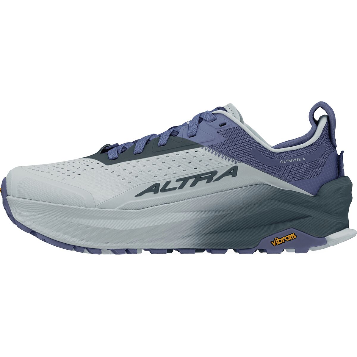 Altra Women's Olympus 6 Trail Running Shoe in Gray / Blue - Size: 10