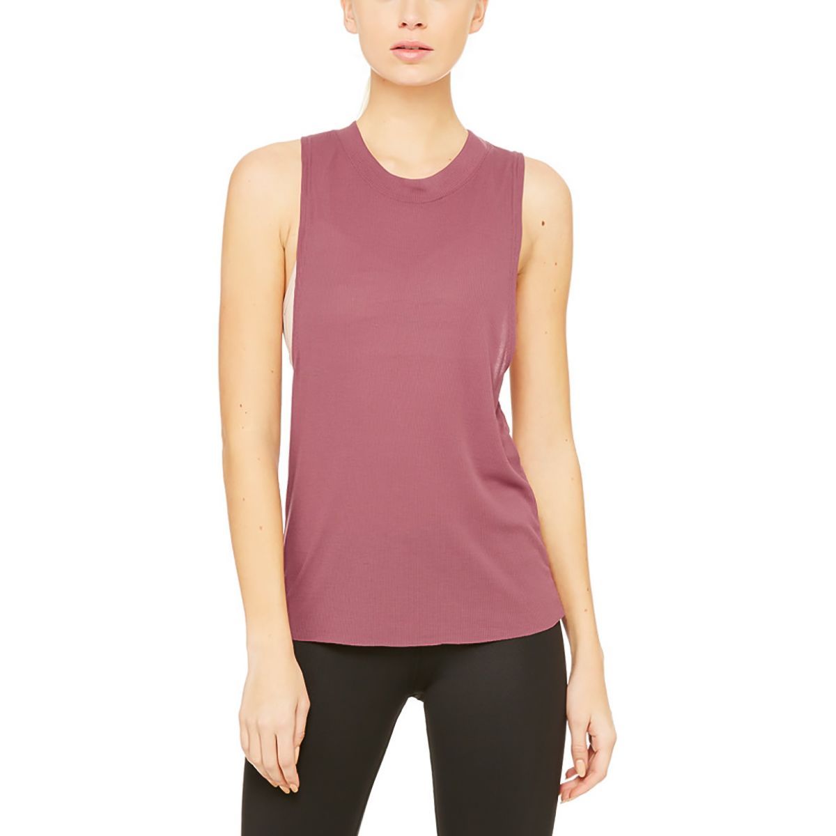 ヨガ・ピラティス ALOYOGA SHEER GLOOW TANK Sheer Glow Tank - Ivory | ALO