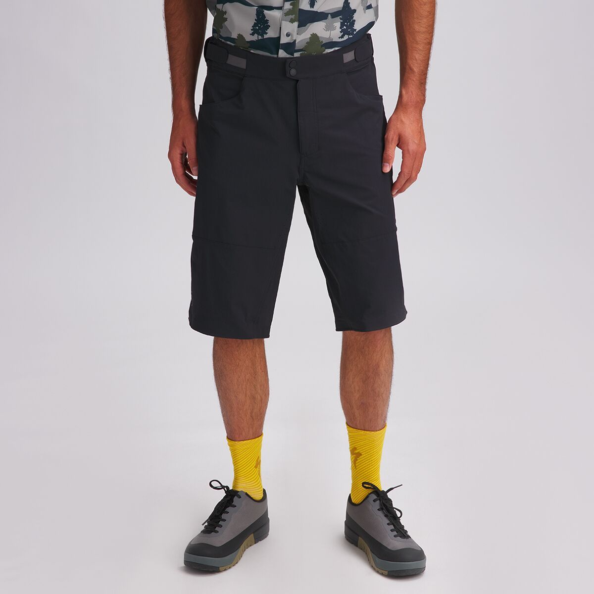 blå biker shorts