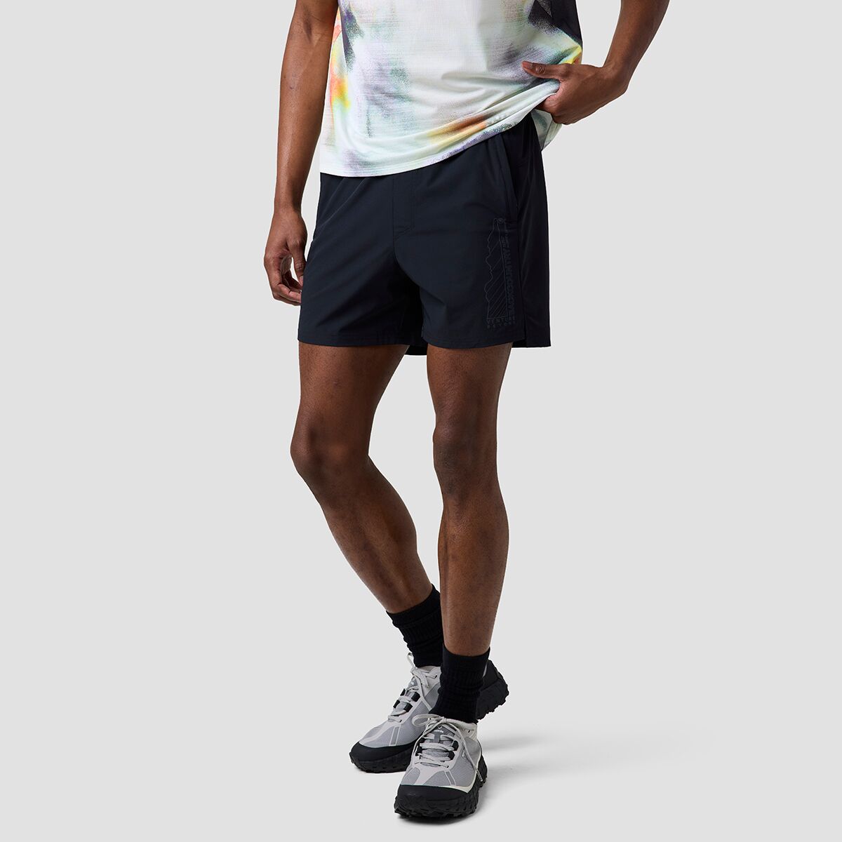 Backcountry Men's BGA Destination Short in Black - Size: Large