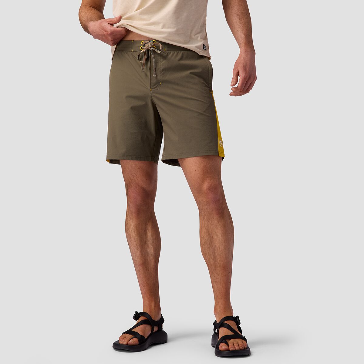 Backcountry Men's BGA Tahoe Boardwalk Short in Kalamata / Hotspot - Size: Large