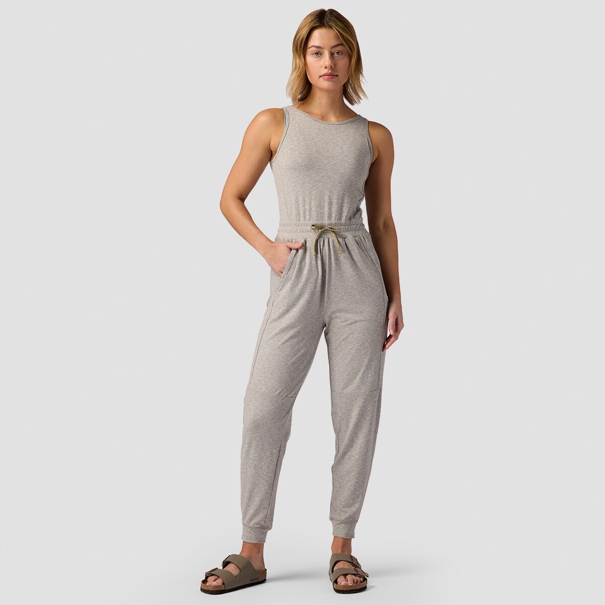 Backcountry Women's BGA Destination Everywhere Jumpsuit in Goat Grey - Size: XL