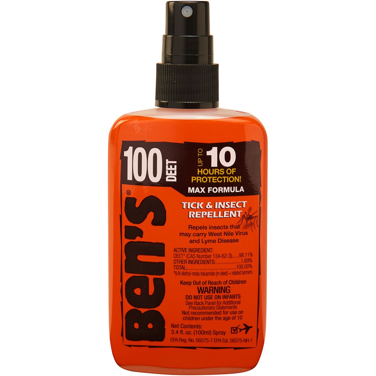 Bens Ben's 100 MAX Tick & Insect Repellent, 3.4 oz. | by West Marine