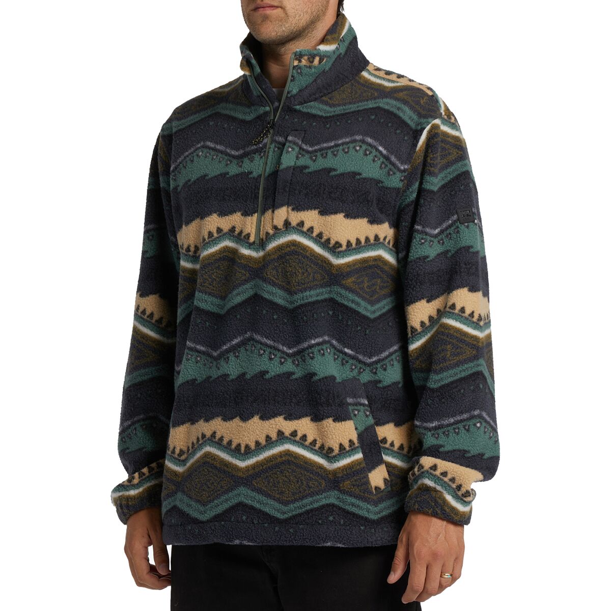 Billabong A/Div Boundary Half-Zip Mock Neck Fleece Jacket - Men's