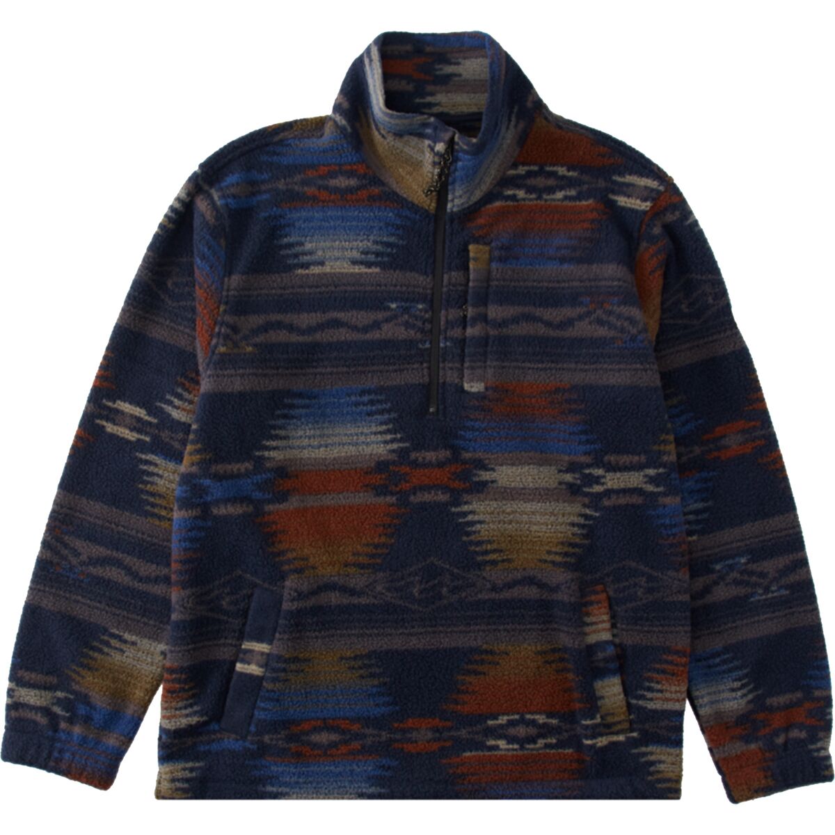 Half-Zip Mock Neck Fleece Jacket 