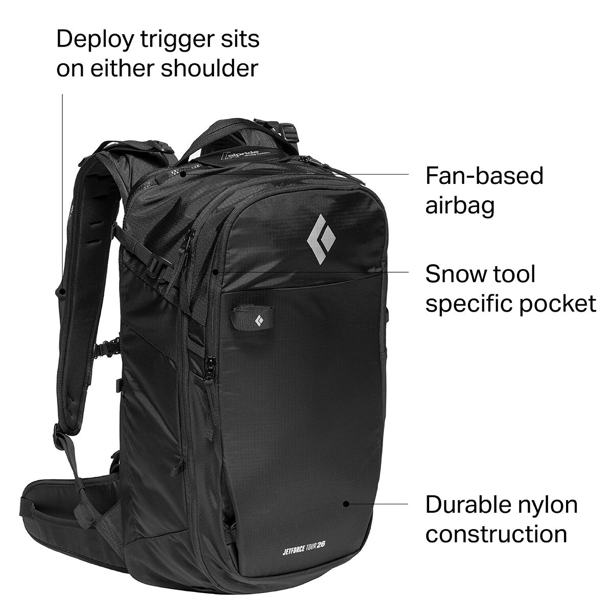 Black Diamond Jetforce Tour 26L Backpack - Ski Black Diamond Jetforce Tour 26L Backpack - Ski