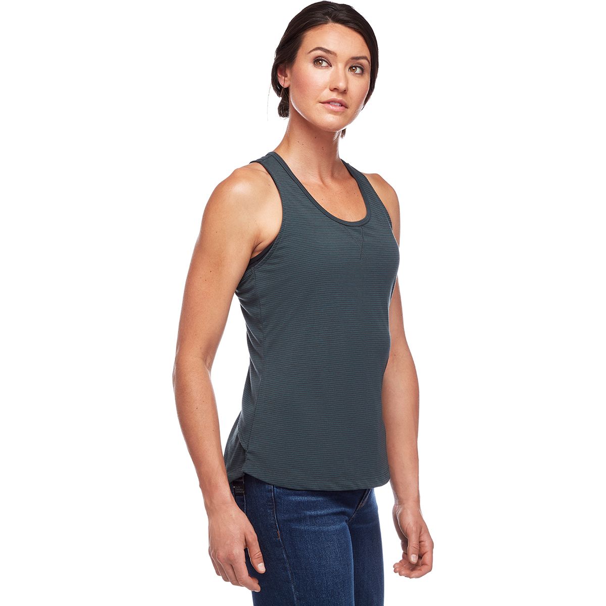 (取寄) ブラックダイヤモンド レディース スプリッター タンク トップ - ウィメンズ Black Diamond women Splitter Tank Top - Women's Pewter Stripe Black Diamond Splitter Tank Top - Women's - Women